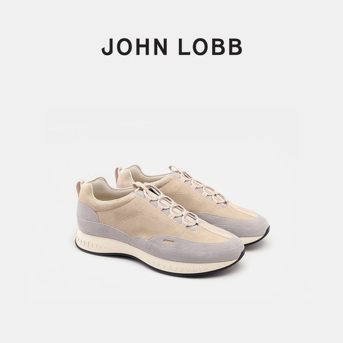 JOHN LOBB【运动休闲】Laced Stream男士拼色绒面革休闲运动鞋