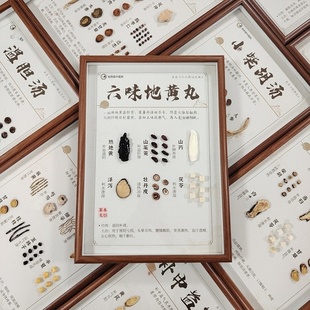 中医药文化展示瓶中医茶装饰适合药剂科的文化墙中医馆开业礼物