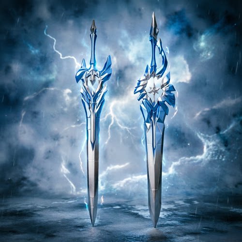 OTAKUS 崩坏星穹铁道镜流cos武器道具cosplay双剑轻剑重剑