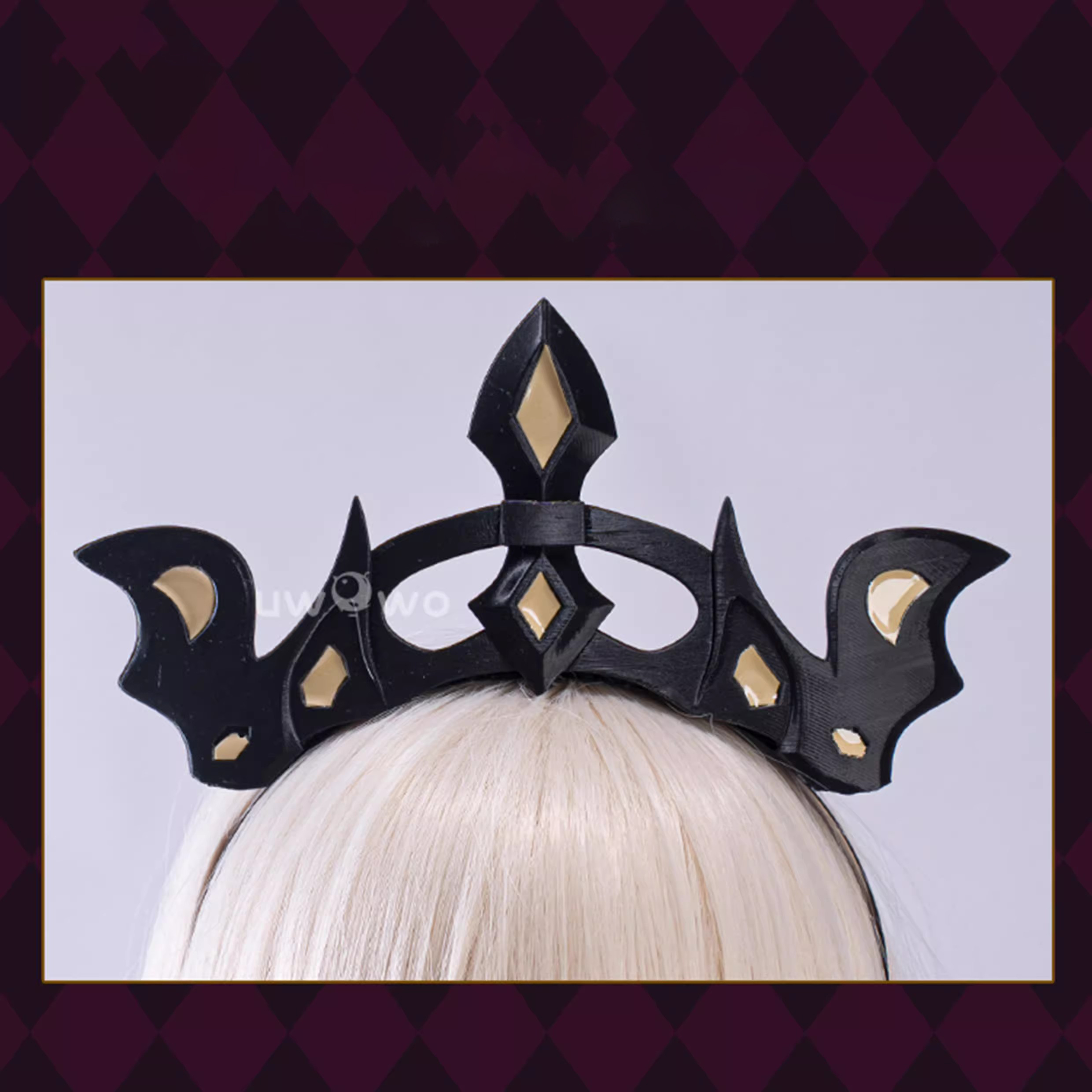 Fate/Grand Order FGO 艾蕾什基伽尔凛 枪凛一破cos道具发冠