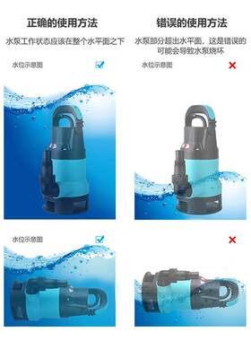 塑料耐腐蚀潜水泵化工耐酸耐碱工业防腐泵220V小型家园污水海水