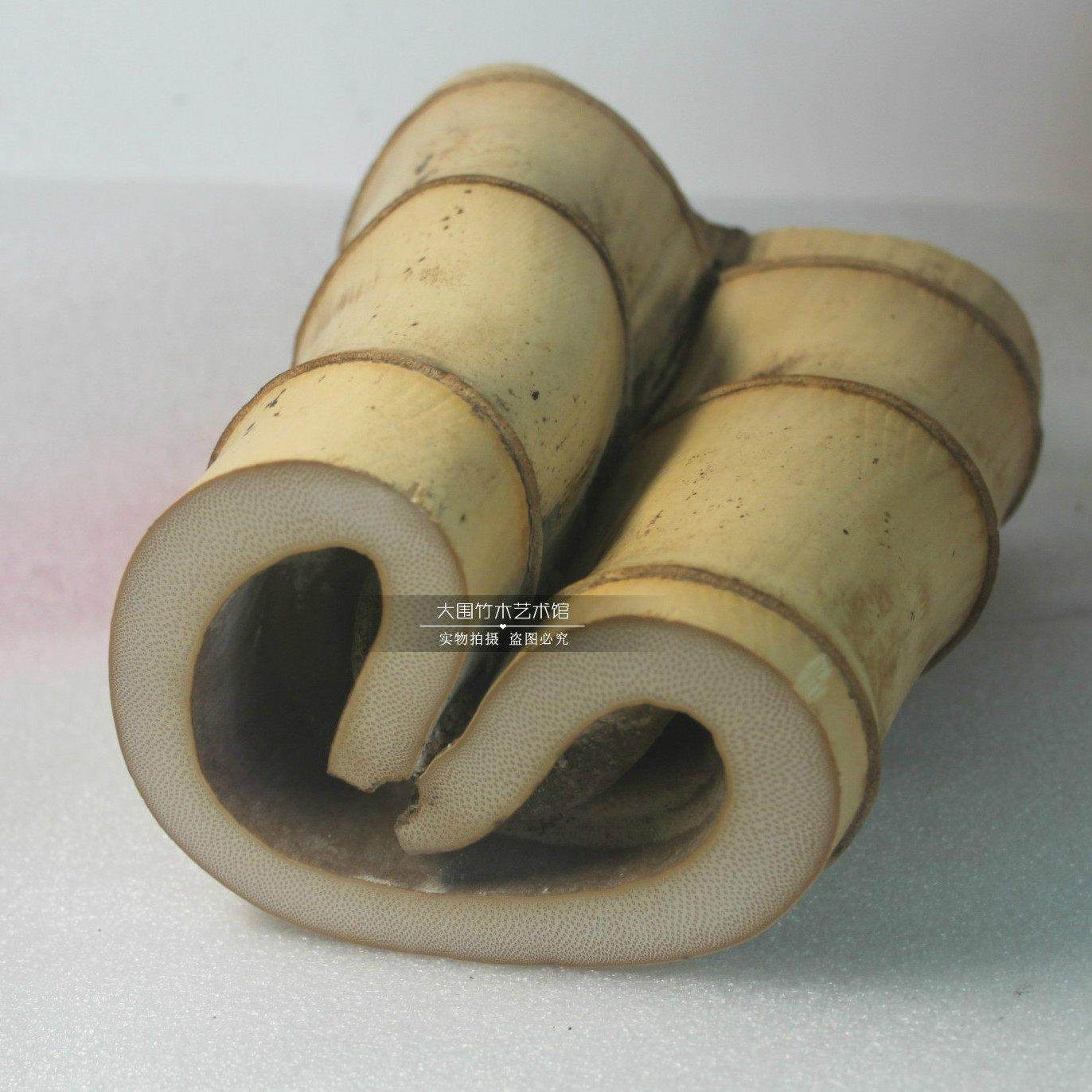 一物一拍 精品异形竹料 玉竹 异形竹笔筒 竹雕刻原材料 覆古摆件,特色手工艺,竹编/竹雕,淘宝优惠券,粉丝福利购,淘宝优惠卷