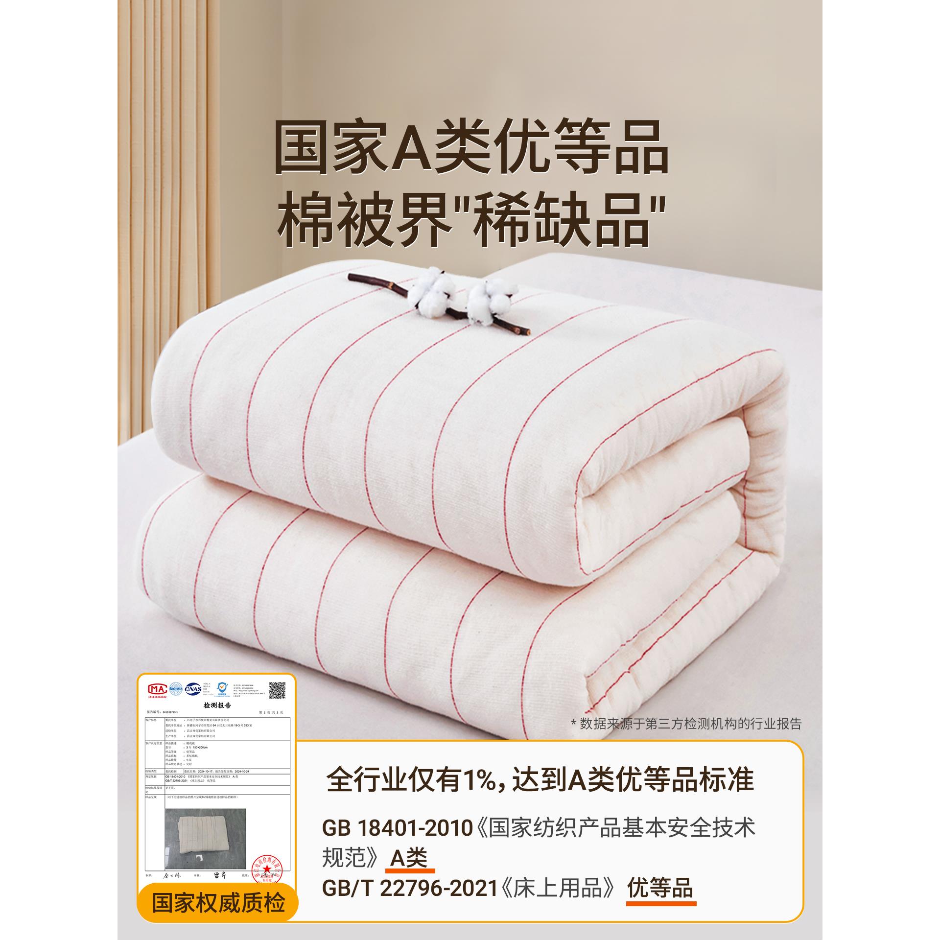 新疆一级长绒棉被纯棉花被子被芯冬被棉絮床垫被褥子铺底全棉手工