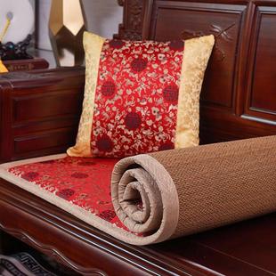 红木沙发坐垫太师椅垫 新中式实木罗汉床垫春秋椅夏季木质沙发垫