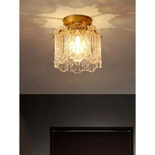 水晶通道灯走廊灯2021全新网红灯豪华斯堪的纳维亚创意入口灯天花