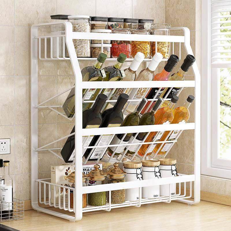 长35/45宽18高40/50台面倾斜调味香精瓶架地板站立304不锈钢厨房,厨房/烹饪用具,厨房置物架/置物柜/角架,淘宝优惠券,粉丝福利购,淘宝优惠卷