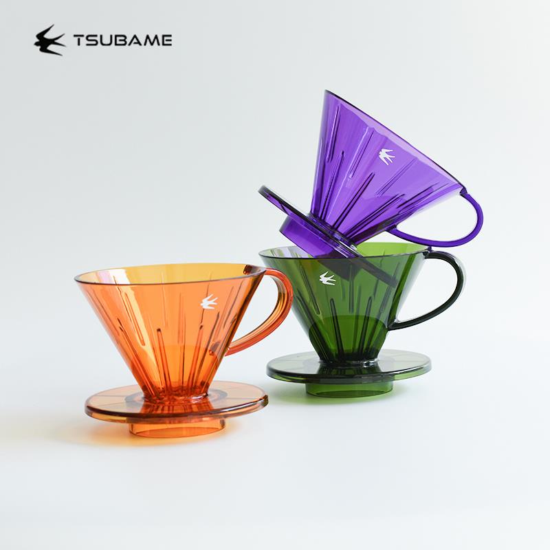 日本燕印TSUBAME 手冲咖啡滤杯V60过滤杯锥形萃取漏斗套装