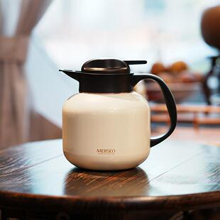 米索焖茶壶高档闷泡壶老白茶大师保温壶家用316不锈钢智能数显温