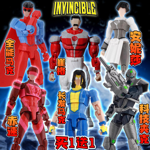 无敌少侠3d手办周边极恶马克全能人多关节超可动人偶模型玩具礼物