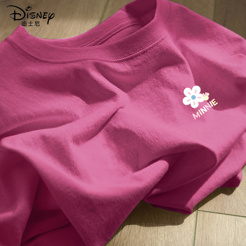 迪士尼儿童短袖T恤纯棉运动上衣夏季小女孩2026新款洋气女童夏装,童装/婴儿装/亲子装,T恤,淘宝优惠券,粉丝福利购,淘宝优惠卷