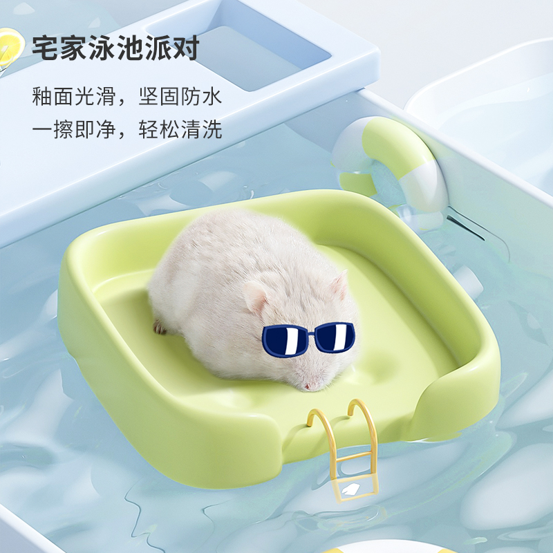 热销卡诺仓鼠降温冰垫夏天沙发床宠物避暑屋金丝熊造景用品降温板