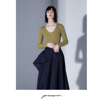 peur现货独立设计天丝针织打底