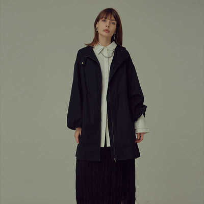 peur显瘦可拆卸羽绒服风衣外套