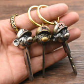 钥匙手柄定制摩托汽车机车房门电动车钥匙手柄改装 胚头钥匙挂件