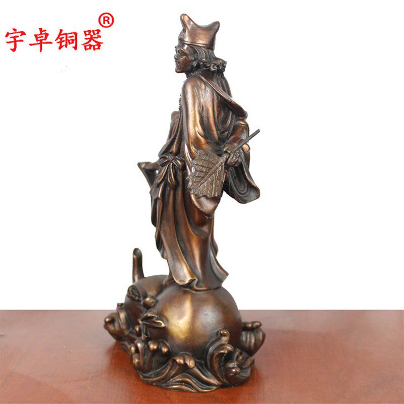 宇卓铜器 纯铜济公黄铜济公李修缘家居装饰工艺品摆件