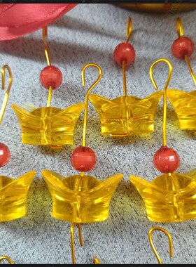 汇聚生机发财树材料包手工编织招财发财树铝线摆件DIY摇钱树配件