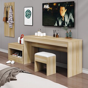 酒店电视柜旅店民宿家具标间全套宾馆客房桌椅组合专用行李柜定制