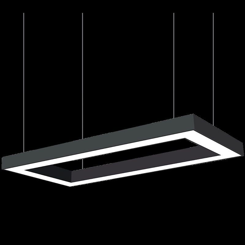 台球室氛围灯回形吊灯无缝拼接led长条灯桌球厅专用厅方形气氛灯