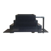 鱼缸多层过滤槽上置滴流盒三层滤槽上过滤盒水族箱顶部过滤盒滴流