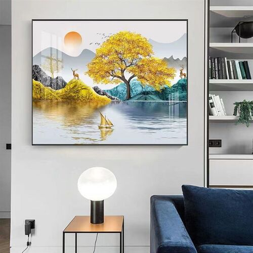 电表箱装饰画免打孔电表箱遮挡开关总闸配电箱遮挡餐厅客厅挂画