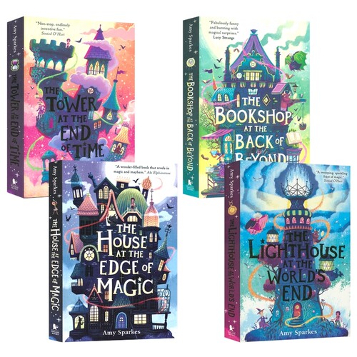 The House at the Edge of Magic 魔法边缘的房子系列1-4 奇幻魔法冒险故事 章节小说 青少年英语课外读物 英文原版进口儿童图书