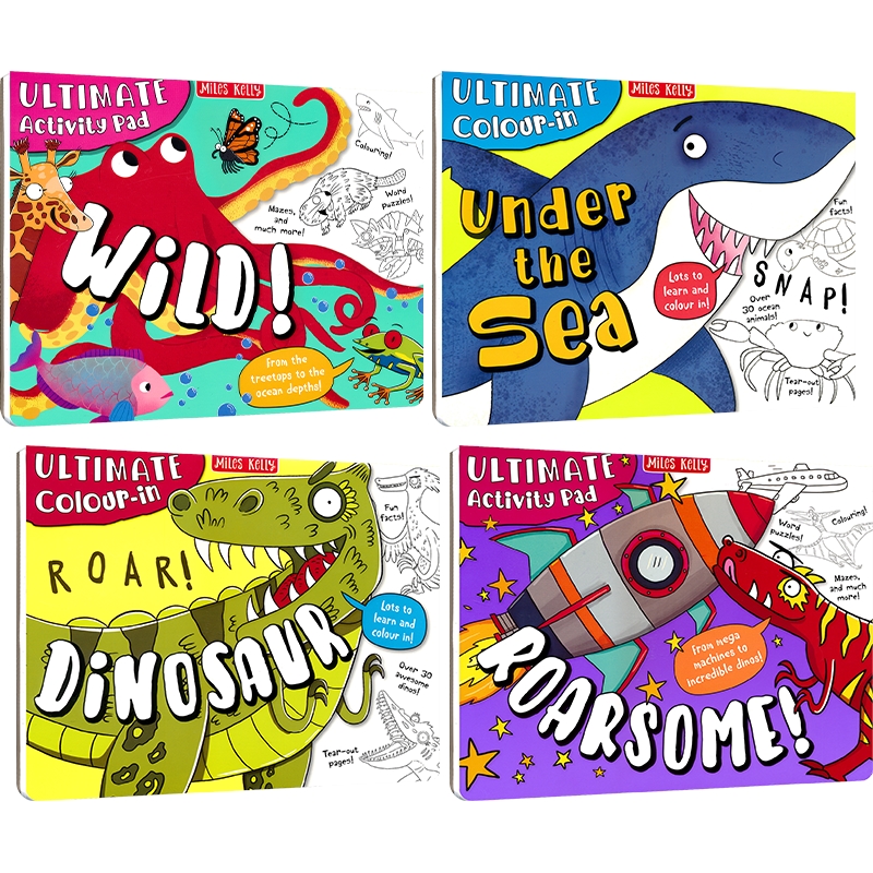 趣味大开本活动涂色书Ultimate