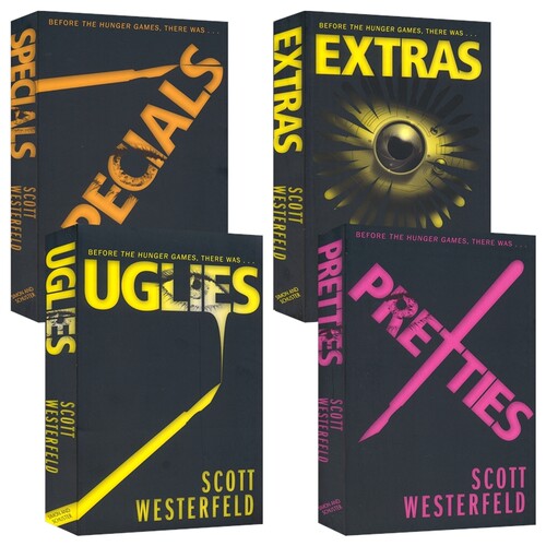Uglies Pretties Specials Extras 丑人美人超凡边缘人 4册 全球畅销 反思美学 反乌托邦 中高级章节小说 英文原版进口图书