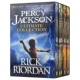 进口儿童图书 神话玄幻小说 Jackson Percy 章节书 波西·杰克逊5册盒装 妖魔之海 英文原版 神火之盗 英语课外读物