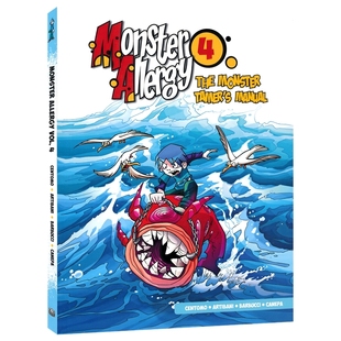 Monster Allergy 4 - The Monster Tamer's Manual 怪物过敏4 怪物驯兽师手册 幽默漫画 友谊成长 奇幻冒险 英文原版进口图书