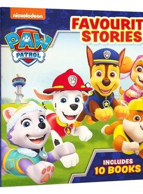 Paw Patrol Boxset 10 titles 狗狗巡逻队10册盒装 图画故事书 绘本 汪汪队立大功 英文原版进口儿童图书