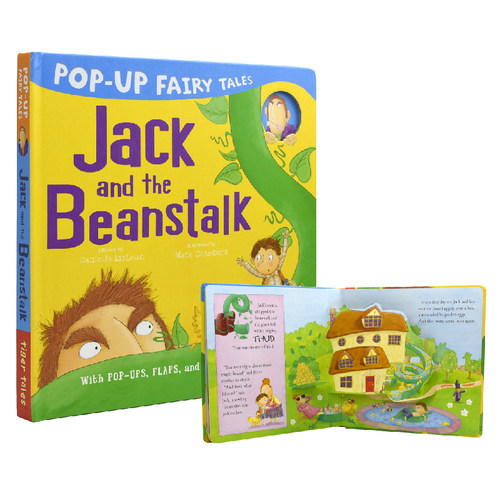 Pop-Up Jack and the Beanstalk 杰克与魔豆 立体童话英语故事绘本 英国小老虎出版社 英文原版进口图书