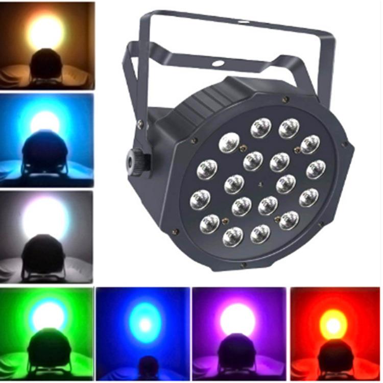 LED18颗全彩LED帕灯 声控投光灯光束 投影灯 KTV舞台激光灯