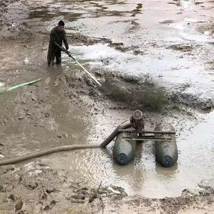 鱼塘清淤泵泥浆泵耐磨河道清淤泵浮筒抽沙吸砂泵高压冲击泵抽泥泵