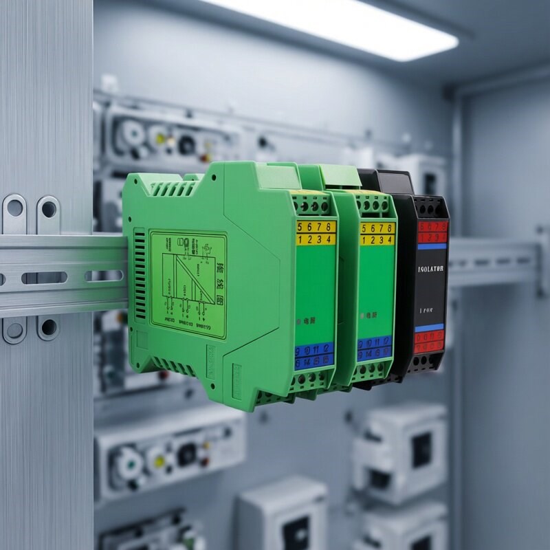 米麟智能温度变送器一进二出温度热电阻转换输入变送器模块模拟量