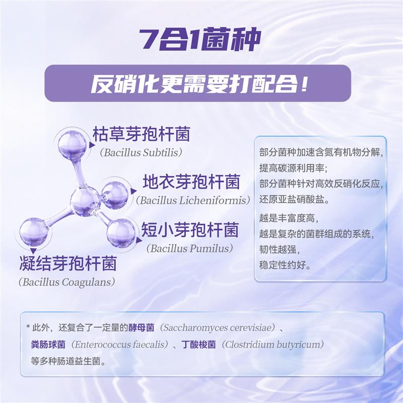 水之国鱼你N20好氧耐氧反硝化细菌鱼缸用淡海水快速去除硝酸盐
