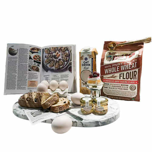 现代烘焙主题厨房仿真面包蛋糕托盘组合创意摆件桌面装饰品样板间