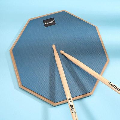 哑鼓垫套装12寸哑鼓练习节拍器架子鼓练习器初学入门打击板亚鼓面