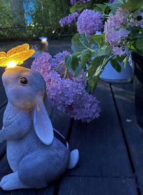 太阳能户外庭院灯防水花园装饰景观布置草坪灯室外小夜灯创意摆件