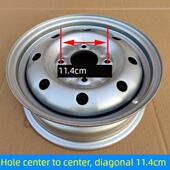 S50宝达宝骏电动车钢轮毂原厂13寸钢轮 Leiden 适用于Leiden D80