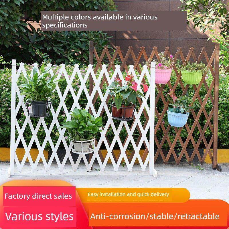 防腐木栅栏伸缩篱笆栅栏网格户外阳台地面花园庭院碳化分区的木栅,鲜花速递/花卉仿真/绿植园艺,栅栏,淘宝优惠券,粉丝福利购,淘宝优惠卷