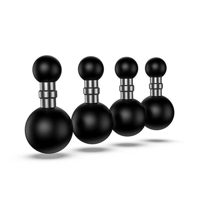 17mm双球头支架25mm转25mm/15mm手机导航仪运动相机双向头配件