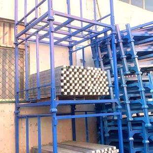 仓储折叠堆垛架拆装重型货架面料冷库布料码垛架可拆插管式巧固架