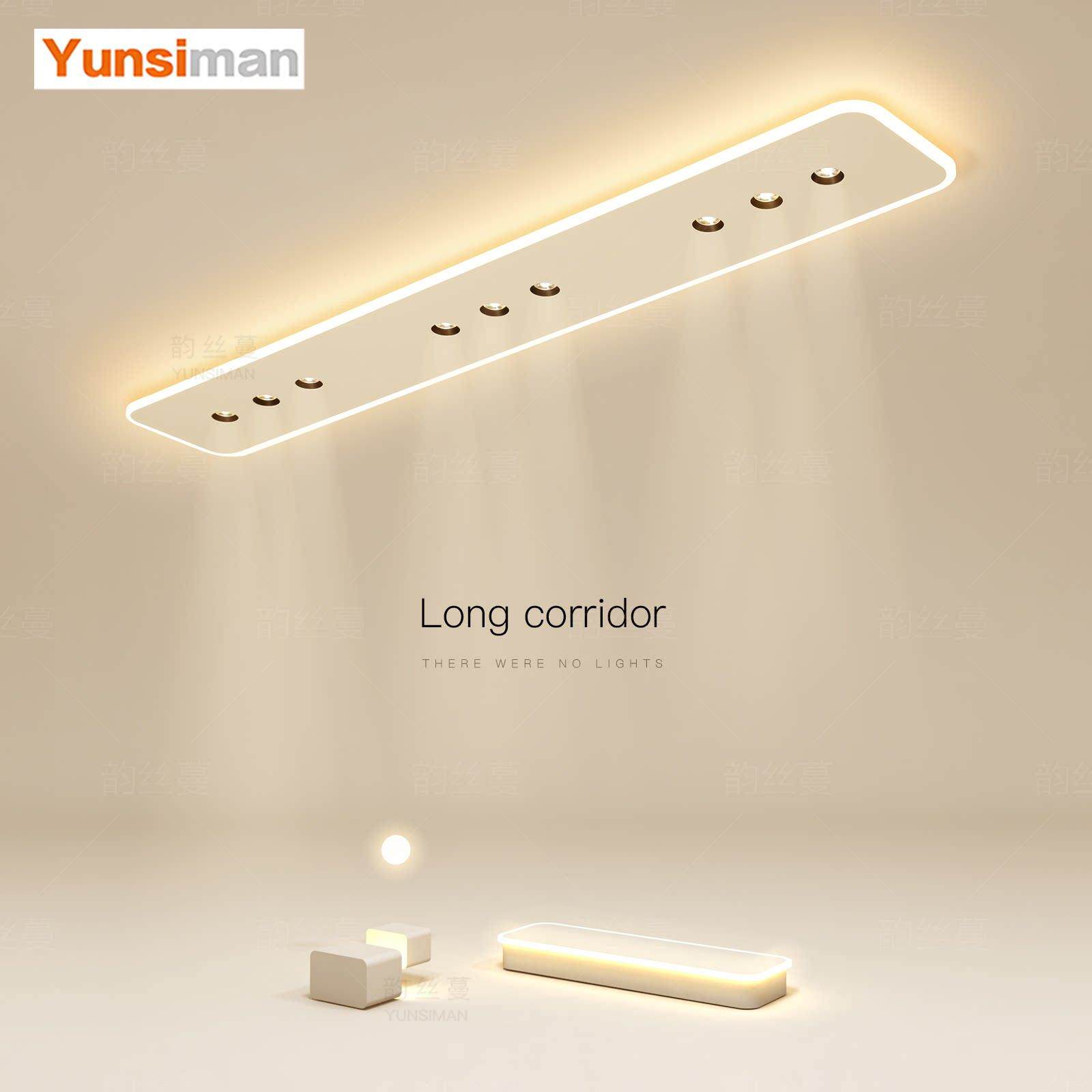 长条走道吸顶灯创意led极简客厅灯2025新款入户玄关阳台走廊灯具