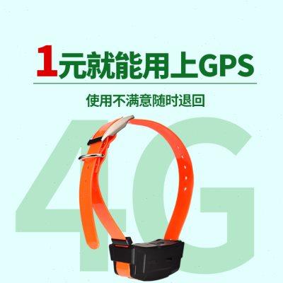 革泰美舟豹猎狗定位器GPS追踪神器宠物专用防丢追踪仪一元预存金