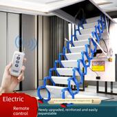 电动遥控阁楼伸缩楼梯家用全自动楼上楼梯隐形楼梯室内电梯梯子简