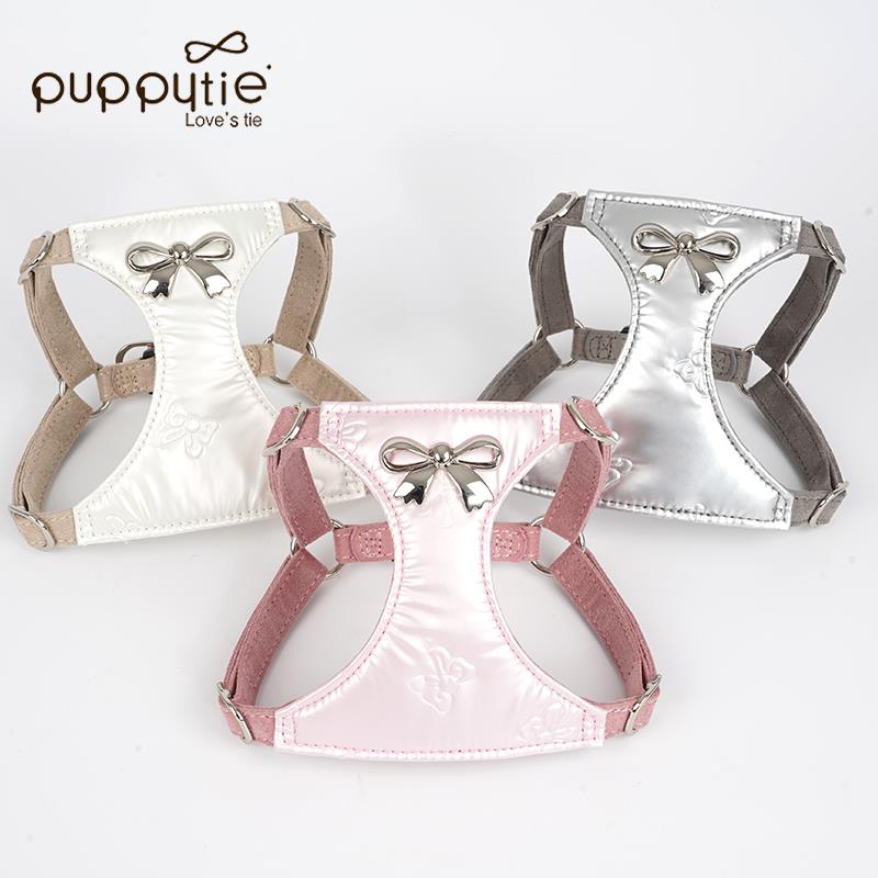 puppytie狗狗牵引绳小型犬背心式外出遛狗胸抱婴袋狗绳宠物胸背牵