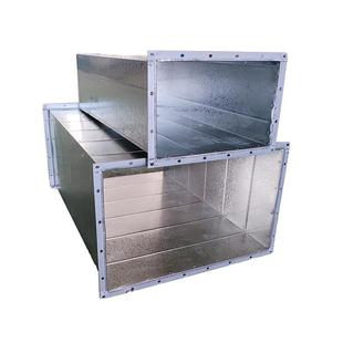 广州镀锌铁皮方风管消防排烟鞍钢通风管道不锈钢角铁法兰共板风管