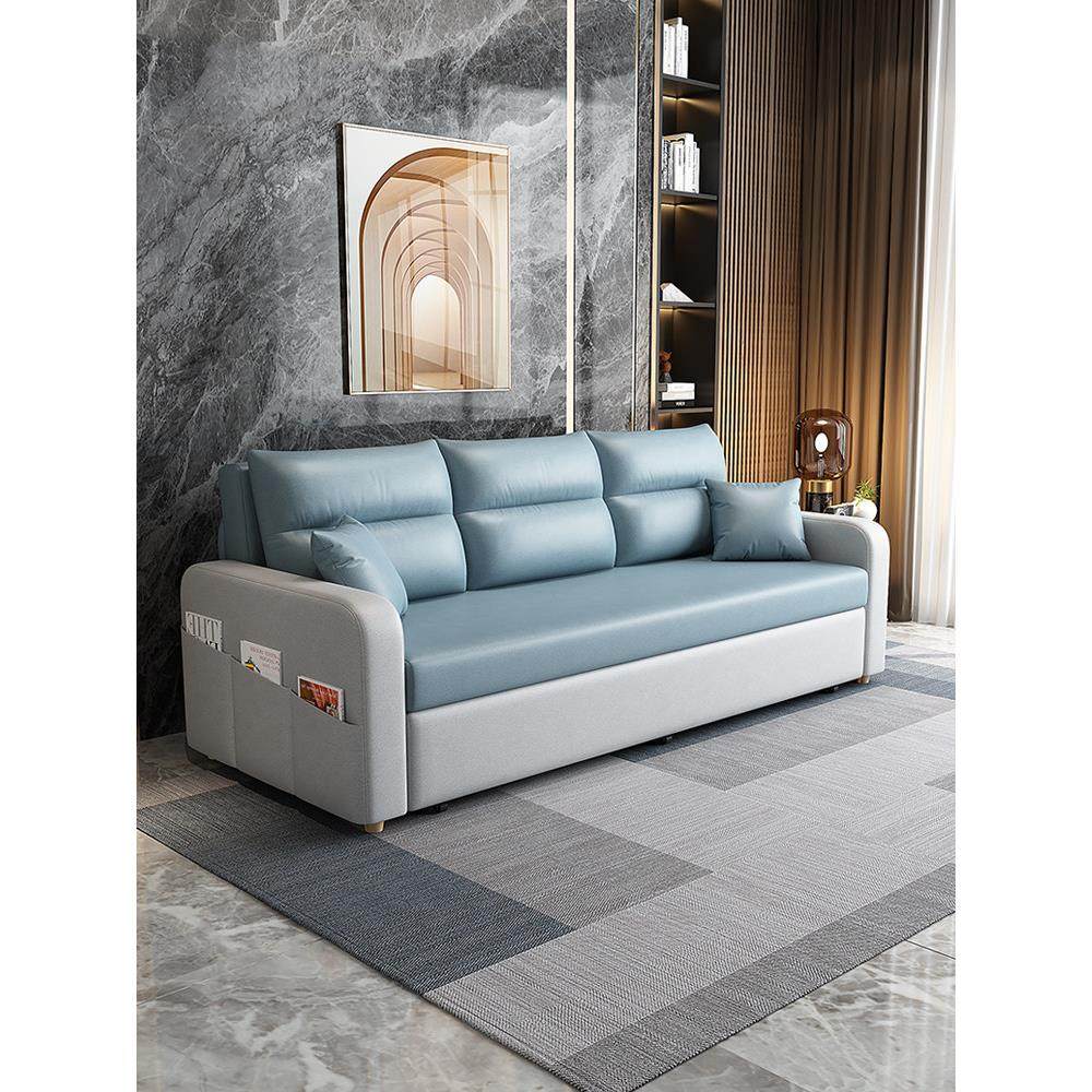 多功能可折叠沙发床两用可伸缩单人床小户型网红款坐卧家用科技布,住宅家具,沙发床,淘宝优惠券,粉丝福利购,淘宝优惠卷