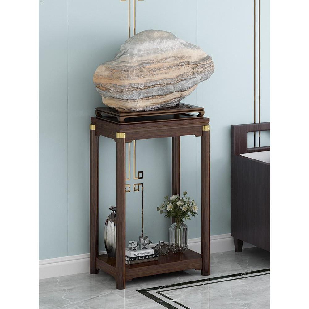 实木鱼缸架子花架子地板立式鱼缸柜鱼缸桌龟缸架鱼缸底座边桌角桌