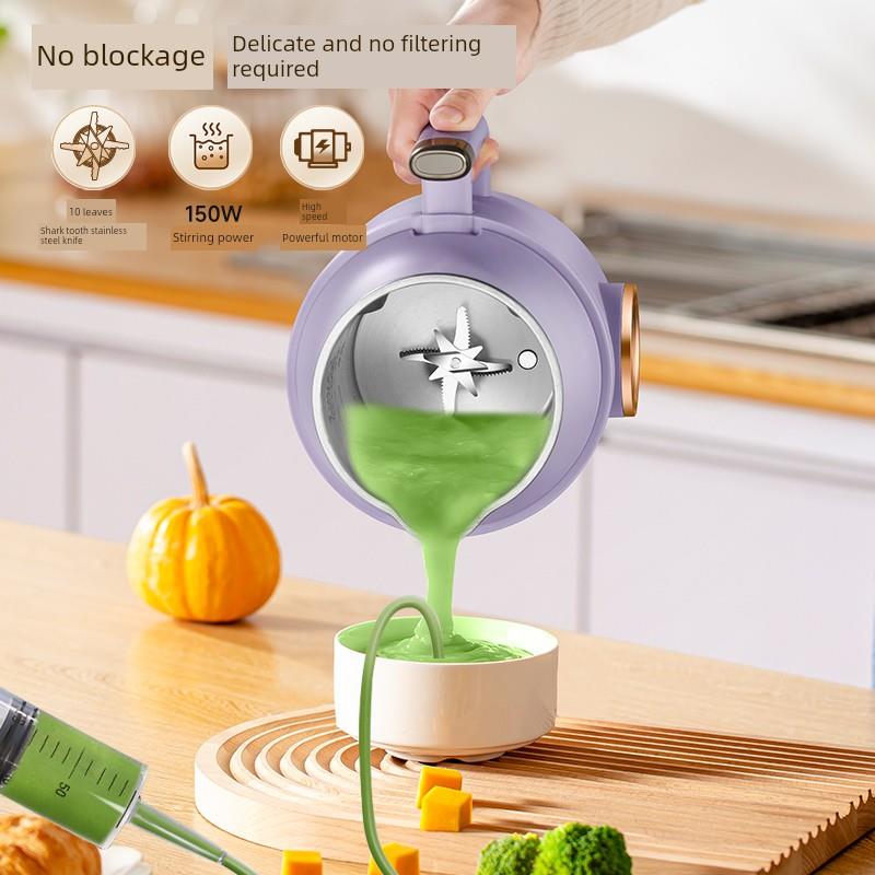 德国蓝宝流食破壁机家用全自动静轻音新款小型免煮无渣迷你豆浆机